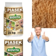 PIASEK DO PIASKOWNICY UNIWERSALNY 20KG Z ATESTEM BIOVITA IDEALNY OGRODOWY