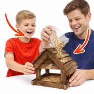 KARMNIK DLA PTAKÓW XXL BUDKA KARMNIK DO OGRODU DUŻY XXL + HAKI