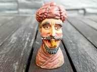 KOLEKCJONERSKA FIGURKA POPIERSIE GŁOWA GOUDEN GAPER nr1 - SYGNATURA