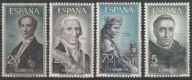 HISZPANIA - POSTACIE - WASHINGTON - CZYSTE **