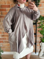 Zanzea narzutka marynarka bolerko trencz duży rozmiar XXXL