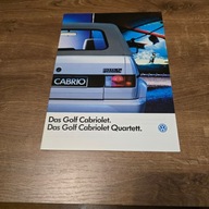 VW Volkswagen Golf I Mk 1 Golf Cabriolet i Cabriolet Quartett 1989