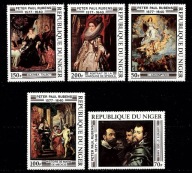 **NIGER 607-611 = 6E - PETER PAUL RUBENS