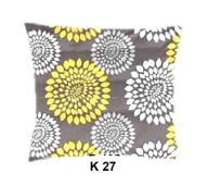 Poszewka z kory 40x40 jasiek z bawełny gofrowanej K 27 dmuchawce żółte