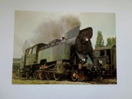 Parowóz TKt 48 - pocztówka z 1980