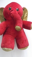Słoń Czerwony pluszak.