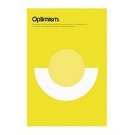 „Optimism” – Typograficzno-Abstrakcyjny Plakat z Definicją