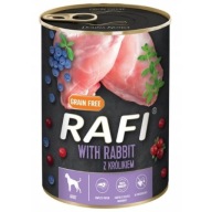 RAFI MOKRA KARMA DLA PSA Z KRÓLIKIEM 800G