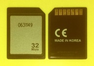 MultiMediaCard 32 MB >> 0631149 >> Made in KOREA