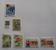 MONGOLIA UZBEKISTAN KIRGISTAN/ZNACZKI POCZTOWE 1979-1996