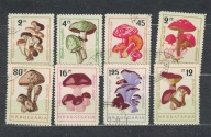 01-Fil26- Bułgaria 1961r- Flora- Grzyby,8szt