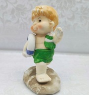 chłopczyk uczy się pływać kroczy na basen REWELACYJNA 10 cm