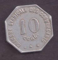 Francja - Perpignan - 10 Centimes 1924 rok