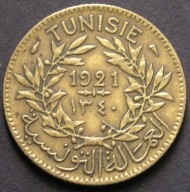 Tunezja 1 frank 1921