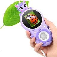 MINI CYFROWY MIKROSKOP DLA DZIECI ZABAWKI NAUKOWE PRZENOŚNY 500X FIOLET