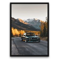 Plakat „BMW E30 M3 Górski Szlak” 21×30 cm – motoryzacyjna dekoracja