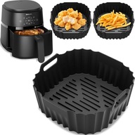 FOREMKA SILIKONOWA WKŁAD DO FRYTKOWNICY AIR FRYER BEZTŁUSZCZOWEJ KWADRATOWA