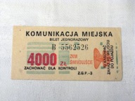 ZKM Świnoujście - bilet 70