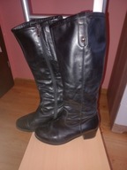 Kozaki Lasocki 37 na słupku buty zimowe skóra naturalna jak nowe