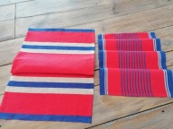 SKANDYNAWSKI DESIGN FOLKOWE SERWETY PASIAKI VINTAGE 56x32 i 59x26 nr.2