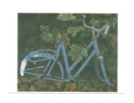 Pocztówka - H. Berserik, Stary ex-rower w zapomnieniu