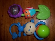 GRYZAKI GRZECHOTKI BRIGHT STARTS MATTEL 2X