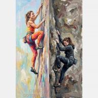 Co dla jednego jest łatwe dla innego jest niemożliwe obraz na płótnie 55x80