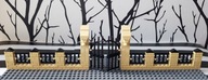 Lego Ogrodzenie z bramą 6 przęseł- wersja z Lwami (Tan)