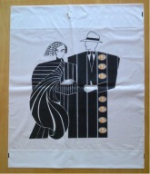 PEWEX - Lata 80 - Wielka torba - PRL - Reklamówka - 8 sztuk