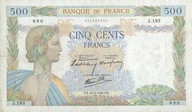 Francja - 500 Francs - 1940 - P95