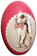 Puszka Metalowa Pisanka 14x9cm Wielkanoc