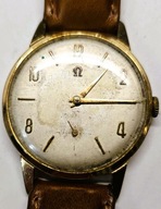 Omega 18K złoto Swiss Made vintage mechaniczny mały sekundnik