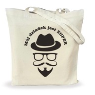 Torba eko bawełniana zakupy - Twój napis