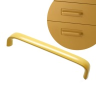 UCHWYT MEBLOWY ŻÓŁTY 135MM RELING METALOWY IKEA HEMNES BRIMNES PAX METOD