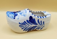 DELFT BLUE biało niebieski bucik chodak SYGNOWANY - kolekcjonerski