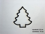 Forma do wykrawania choinka / cuttery / wykrojnik do gliny, ceramiki