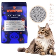 ŻWIREK BENTONITOWY BEZZAPACHOWY DLA KOTA 25L ZBRYLAJĄCY NATURALNY BEZPYŁOWY