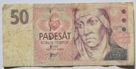50 koron 1993 Czechy stan -IV