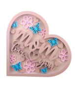 PREZENT DLA MAMY SERCE DZIEŃ MATKI URODZINY IMIENINY 3D