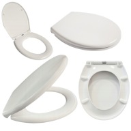 DESKA SEDESOWA WOLNOOPADAJĄCA KOŁO UNIWERSALNA DUROPLAST STALOWE ZAWIASY