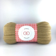 SZNUREK bawełna z rdzeniem 5mm WHISKY 50mb WYPRZEDAŻ