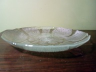 TALERZE PŁYTKIE OBIADOWE SZKŁO FRANCJA ARCOROC FLEUR KARCZOCH KOMPLET 6 szt