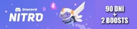 DISCORD NITRO 3 MIESIĄCE NA TWOJE KONTO! + 2 NITRO BOOST