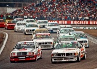 Plakat A3 - DTM Racing 90's BMW Mercedes Ford Volvo Wallpaper