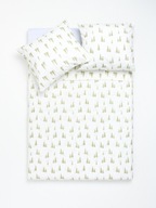 Komplet pościeli 200x200 cm bawełna kremowe dziecięce do sypialni + 70x80cm