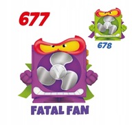 SUPER ZINGS THINGS SERIA 9 GUARDIANS OF KAZOOM ***FATAL FAN 677 FIOLETOWY**
