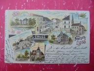 WROCŁAW LEŚNICA ZŁOTNIKI DEUSTCH LISSA UL.WROCŁAWSKA POCZTA SZKOŁA LITO1904