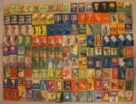 ETYKIETY ZAPAŁCZANE - POLSKA, ZESTAW 150 SZTUK, KAŻDA INNA, RZADSZE (38)