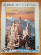 Puzzle Clementoni - 1500 el. - wysokiej jakości - Zamek Neuschwanstein