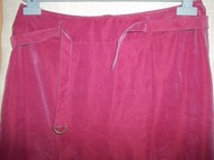 SPÓDNICA w kwiaty cupro wolna 38 40